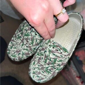 Kids Camouflage Slip-On Shoes